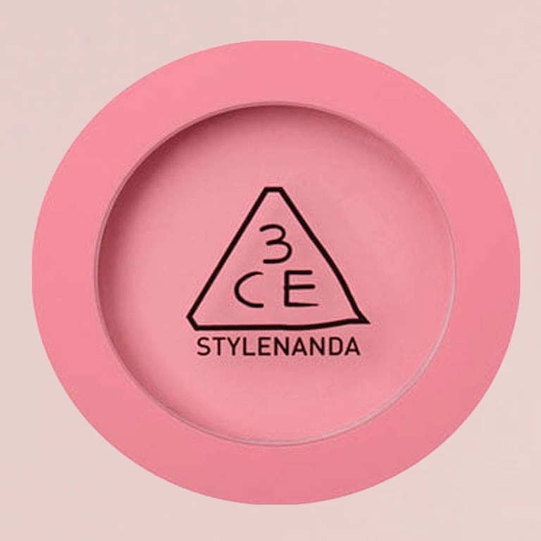 3CE Style Nanda Face Blush, Matte, Pink, Palette, 5g, 0.17oz (DELECTABLE)